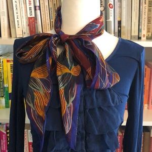 Oscar de la Renta silk scarf
